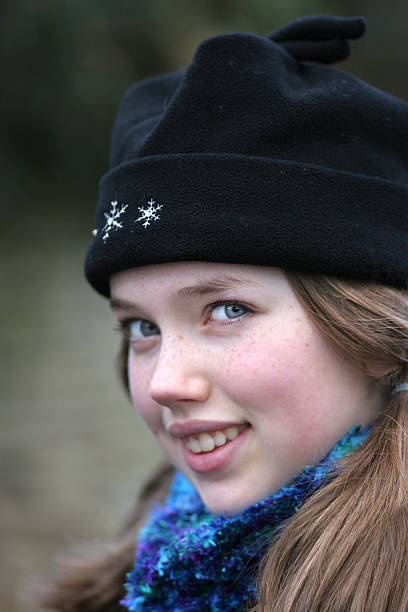 istock Girl in winter hat 89884505