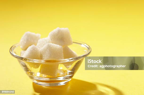 Sugar Stock Photo - Download Image Now - Above, Block Shape, Bowl