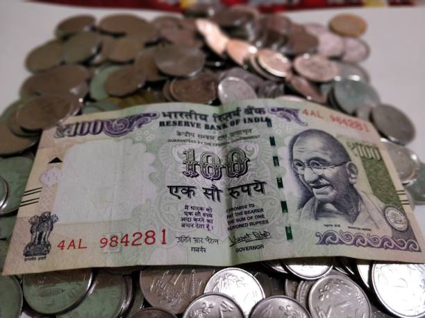istock Indian Currency Coins and Rupees 898856286