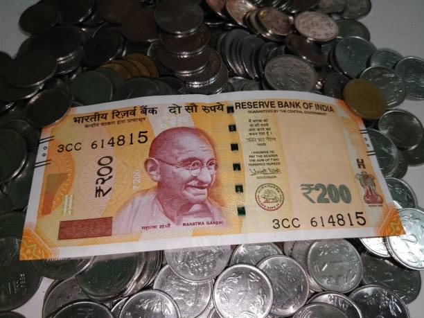 istock Indian Currency Coins and Rupees 898856308