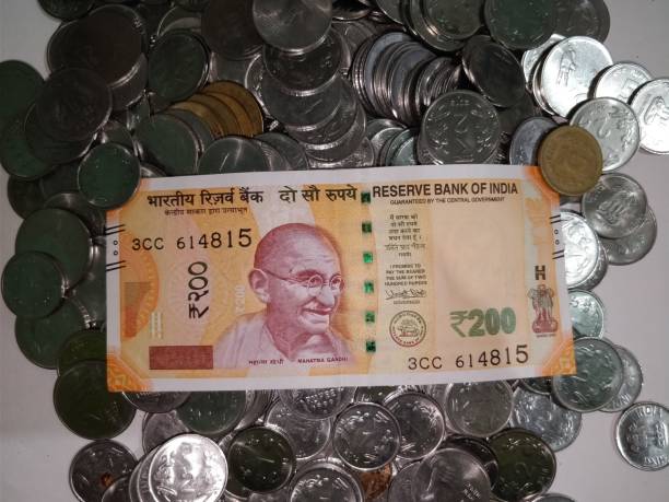 istock Indian Currency Coins and Rupees 898856318