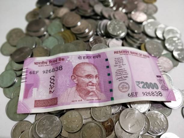 istock Indian Currency Coins and Rupees 898856458