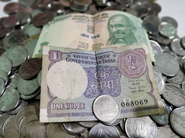 istock Indian Currency Coins and Rupees 898856588