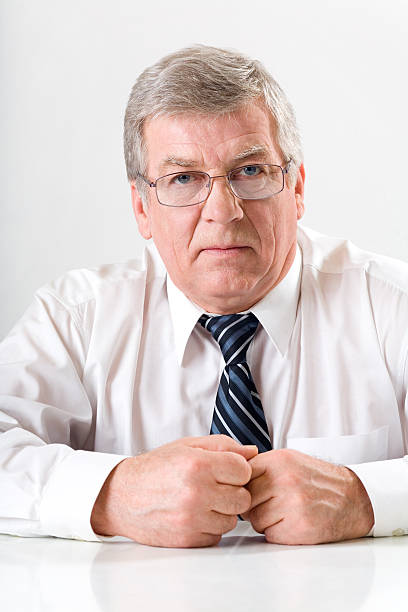 istock Mature businessman or teacher 89885951