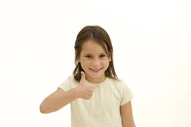 istock happy young girl giving ok 89886280