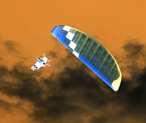istock Parachute in the sky. Inversion 898873296
