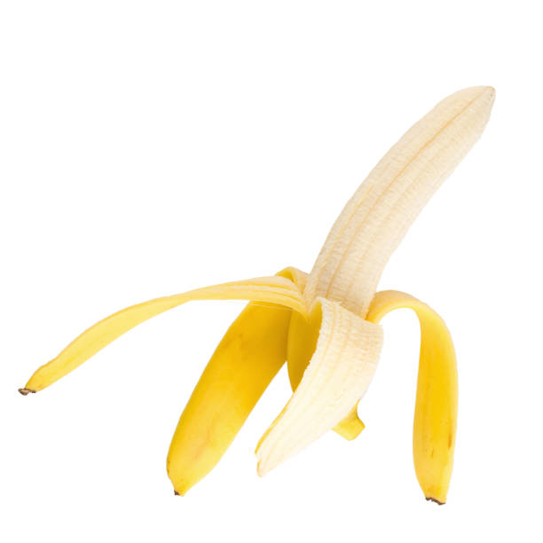 istock Bunch of bananas isolated on a white background 898877206