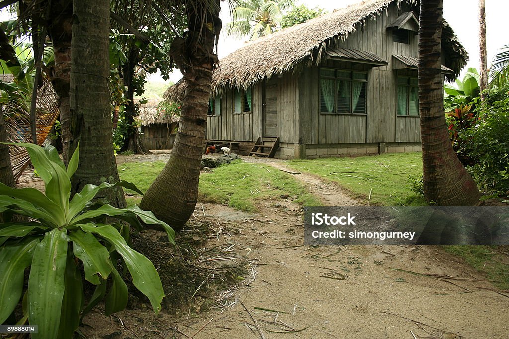 Casa e giardino Filippine Cabina da spiaggia - Foto stock royalty-free di Albergo