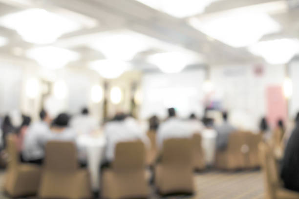 Blured of Seminar meeting in hall