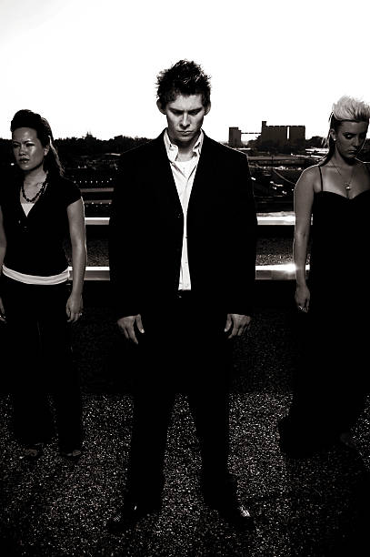 istock rooftop sunset young adult portraits 89888356