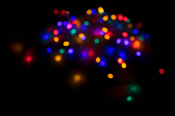 istock Blurred and defocused colorful lights abstract background 898886042