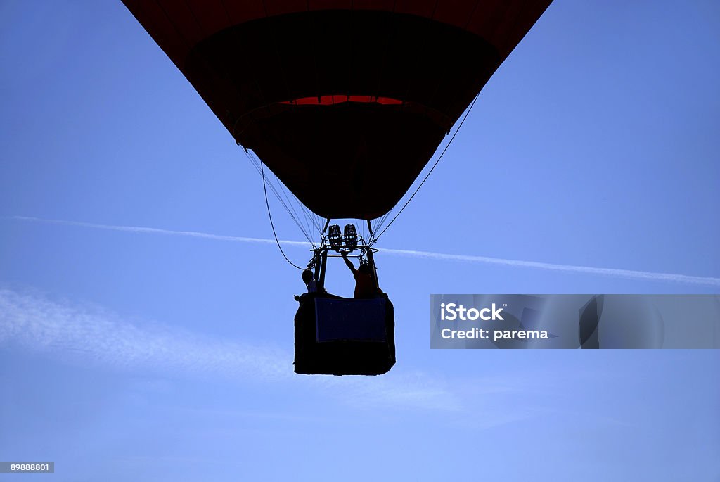 Balão de ar quente - Foto de stock de Alto contraste royalty-free
