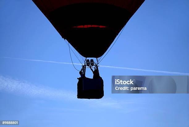 Foto de Balão De Ar Quente e mais fotos de stock de Alto contraste - Alto contraste, Atividade Recreativa, Aventura