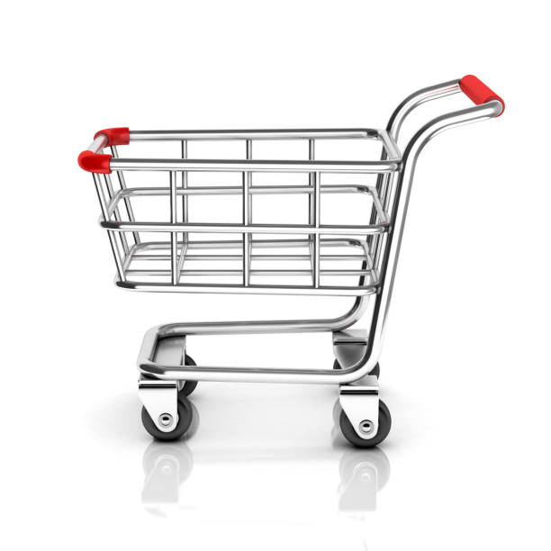 istock Shopping cart 3d icon isolated illustration 898897986