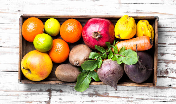 istock Colorful fruits and vegetables 898907214