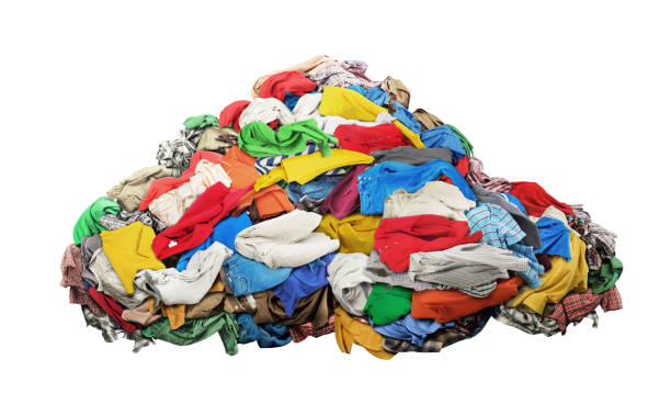istock Cloud of clothing isolated on a white background 898907254