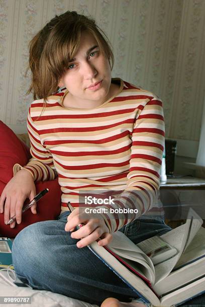 Homework Stock Photo - Download Image Now - Busy, Shirt, 16-17 Years