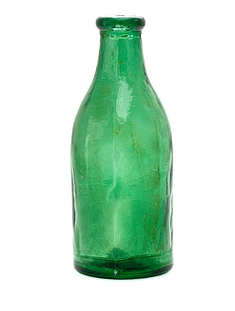 istock Old green medicine bottle 89891040