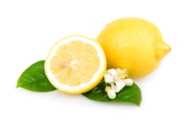 istock Ripe Yellow Lemons Isolated over White 898916334