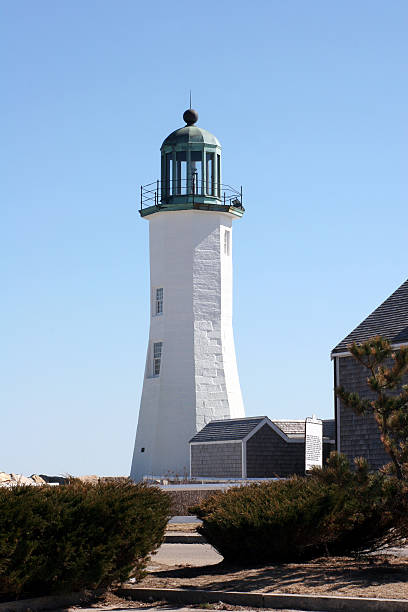 White Light House stock photo