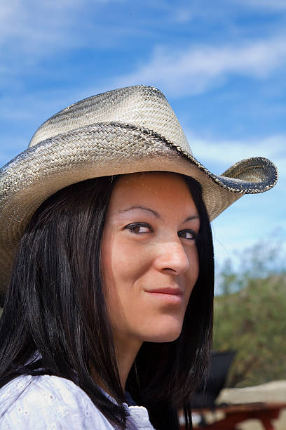 istock Cowgirl with a smile. 89891909