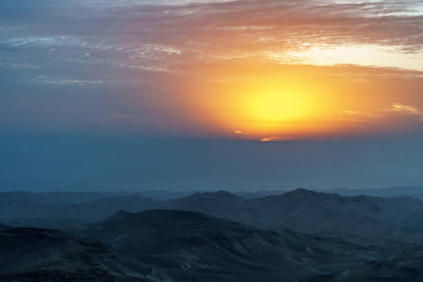 istock Magic sunrays in judean holy land desert in Israel. 898920238