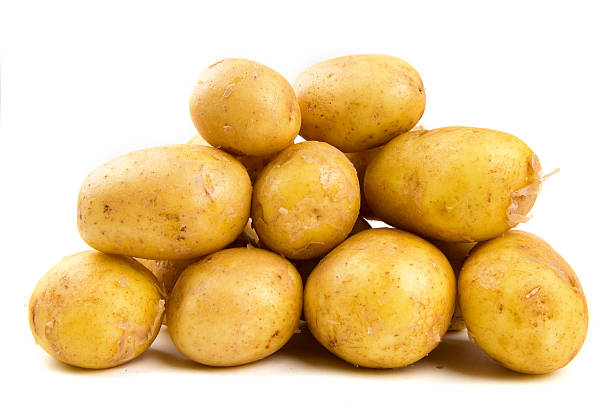 istock Pile of potatoes studio shot 89892238