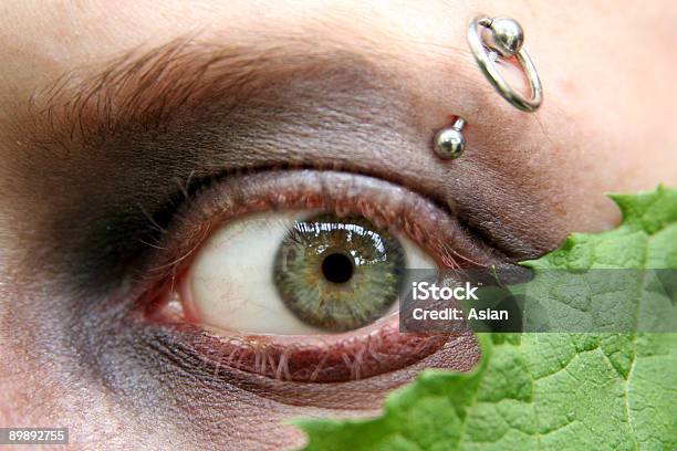 Зеленые Глаза Pierce — стоковые фотографии и другие картинки Бровь - Бровь, Взрослый, Глаз человека