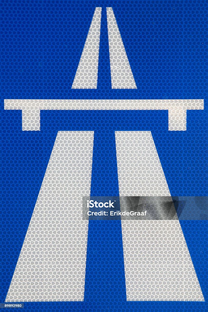 Дорожный знак 2 - Стоковые фото Автострада роялти-фри