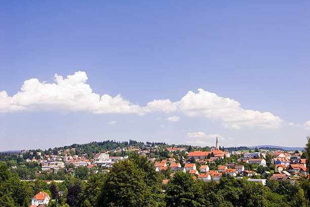 istock Skyline of a bavarian town (Freyung) 89893009