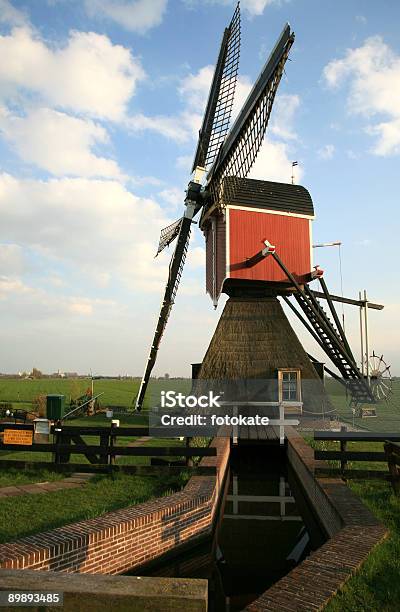 Dutch Windmill Stock Photo - Download Image Now - Agricultural Field, Agriculture, Beauty In Nature
