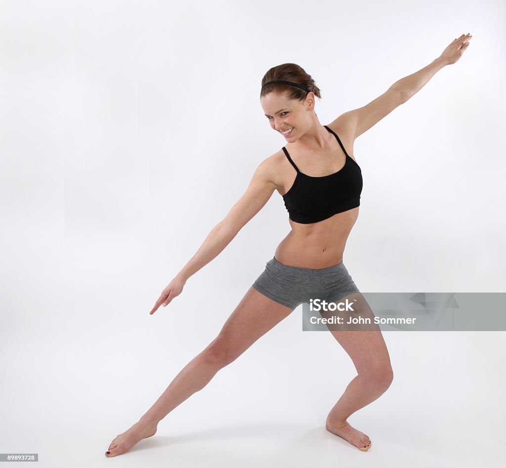 Staying healthy Cute young woman staying fit 20-29 Years Stock Photo