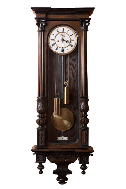 Old clock.  pendulum stock pictures, royalty-free photos & images
