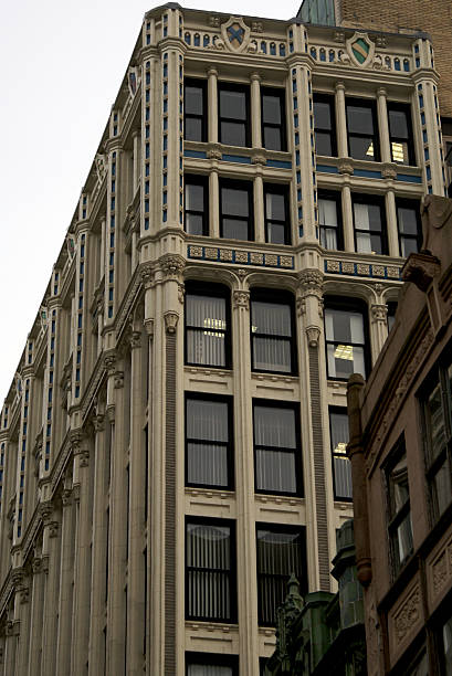 istock tall skinny ornate highrise office building 89893869
