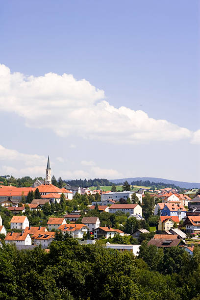 istock Skyline of a bavarian town (Freyung) 89893900