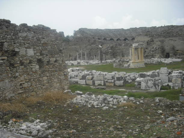 Turkey. Side. The Temple Of Apollo