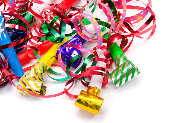 istock Party blowers and paper streamers 89894605