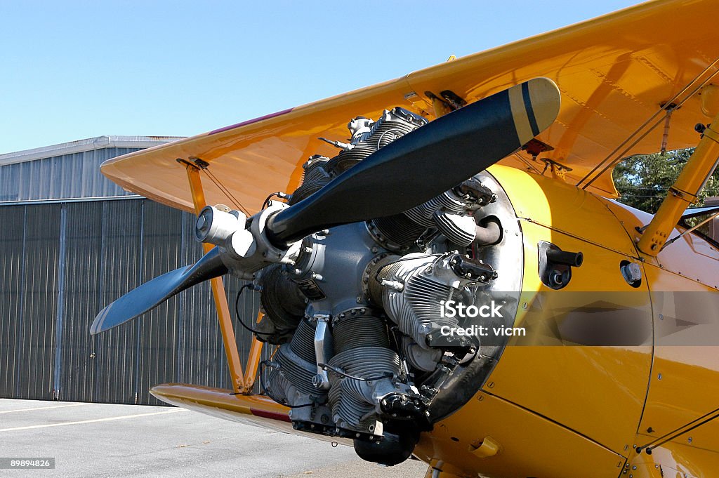 Airplane Engine  Air Vehicle Stock Photo