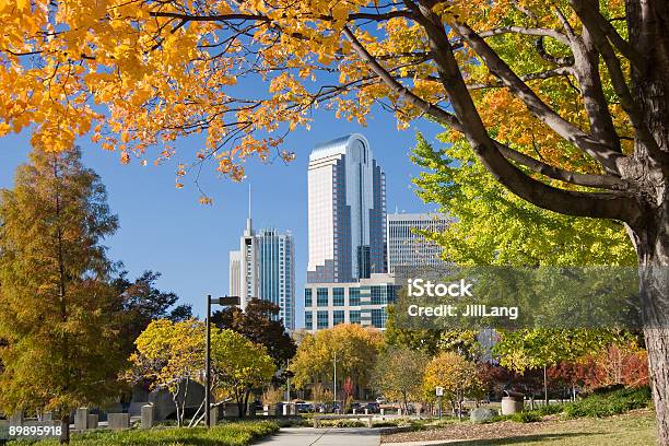 Charlotte In Autumn Stock Photo - Download Image Now - Charlotte - North Carolina, North Carolina - US State, Office Building Exterior