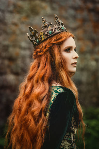 istock Ginger queen near the castle 898959924