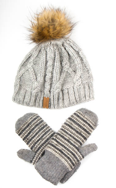 istock Clothes for a cold season: woolen cap, gloves 898962020