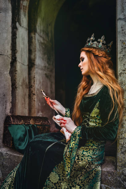 istock Ginger queen near the castle 898962238