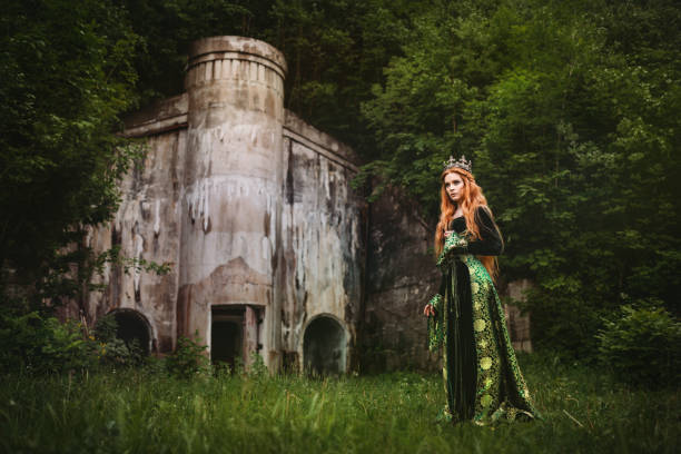 istock Ginger queen near the castle 898962342