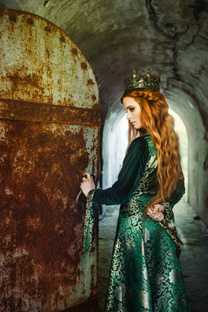 istock Ginger queen near the castle 898963142