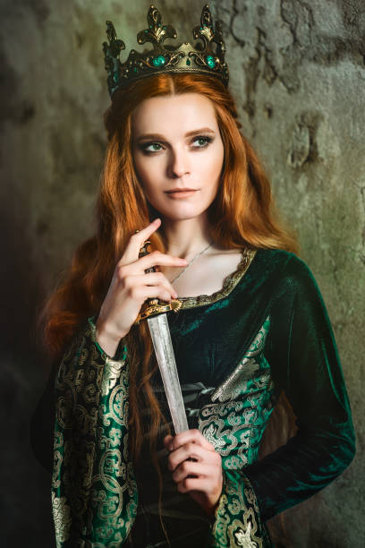 istock Ginger queen near the castle 898963310