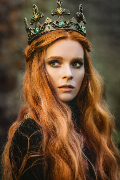 istock Ginger queen near the castle 898963782