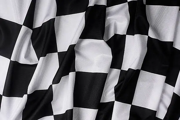 This is a real checkered flag of high quality - texture details in the material