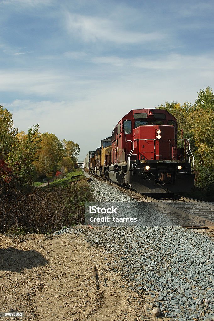 Trem s'aproximando - Foto de stock de Aproximar royalty-free
