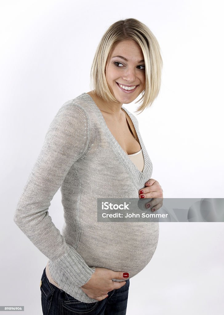 Cute pregnant woman - Royalty-free 20-29 jaar Stockfoto