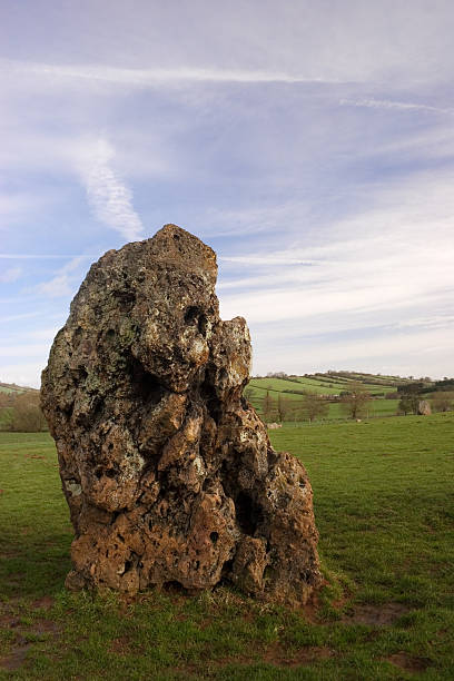 antica, stanton drew stone - stone circle foto e immagini stock